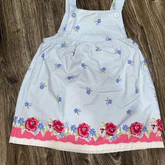 Carters 24 months Blue Floral Dress & Bloomers - Picture 2 of 6